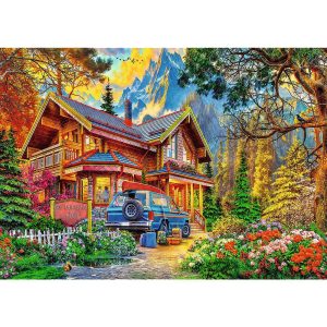 Red 2x500 Mountain Trip Puzzle