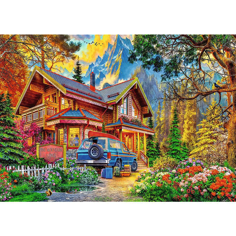 Red 2x500 Mountain Trip Puzzle