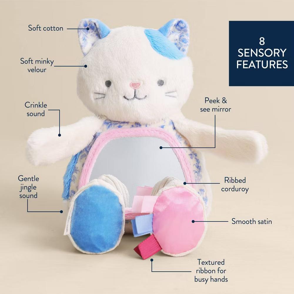 Bitzy Sensory Tummy Time Mirror Toy - Image 11