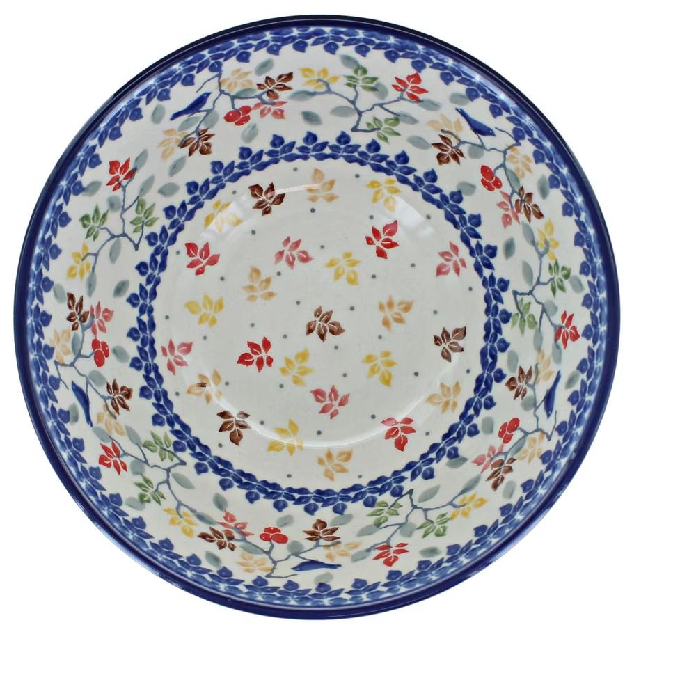 Blue Rose Polish Pottery Ceramika Artystyczna Cereal Bowl - Image 5