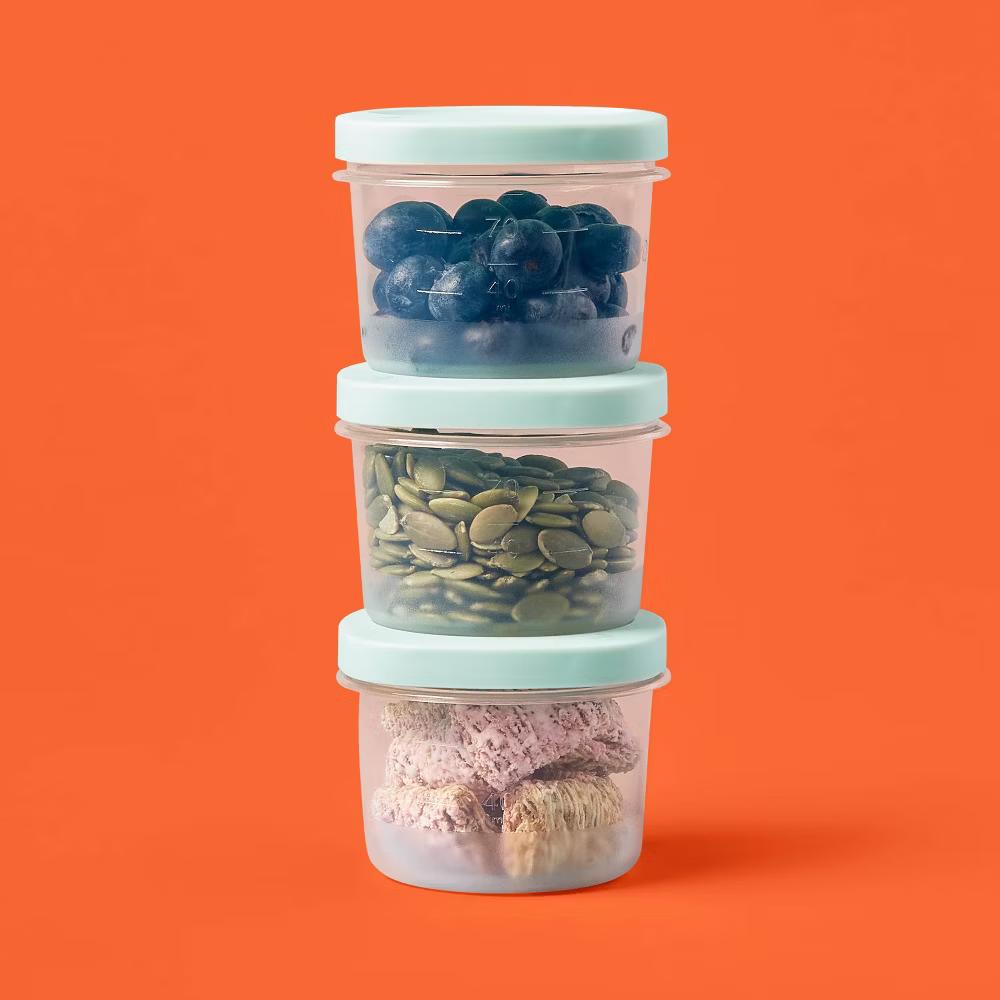 Twist & Store Round Food Storage Containers - 4 fl oz/6ct - Image 3