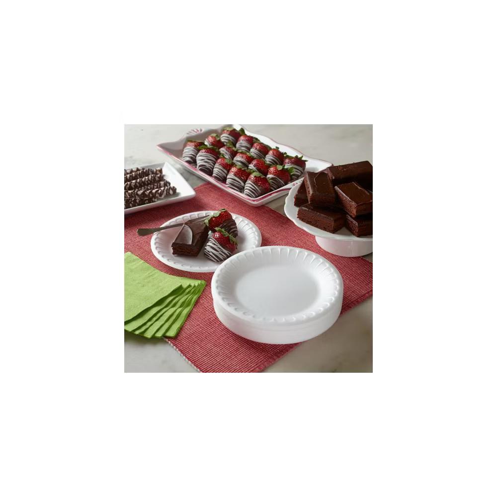 Hefty Soak Proof 9" Foam Plates - 100ct - Image 4