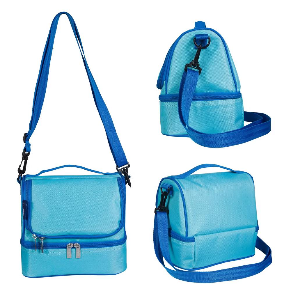 Wildkin Solid Two Compartment Kids Lunch Bag - Image 4