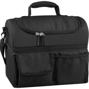 Thermos Dual Compartment Lunch Bag - Black