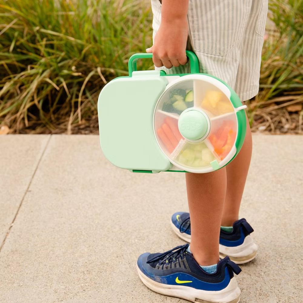 GoBe Kids' 2-in-1 Bento Style Lunchbox with Small Snack Spinner Flip - Image 8