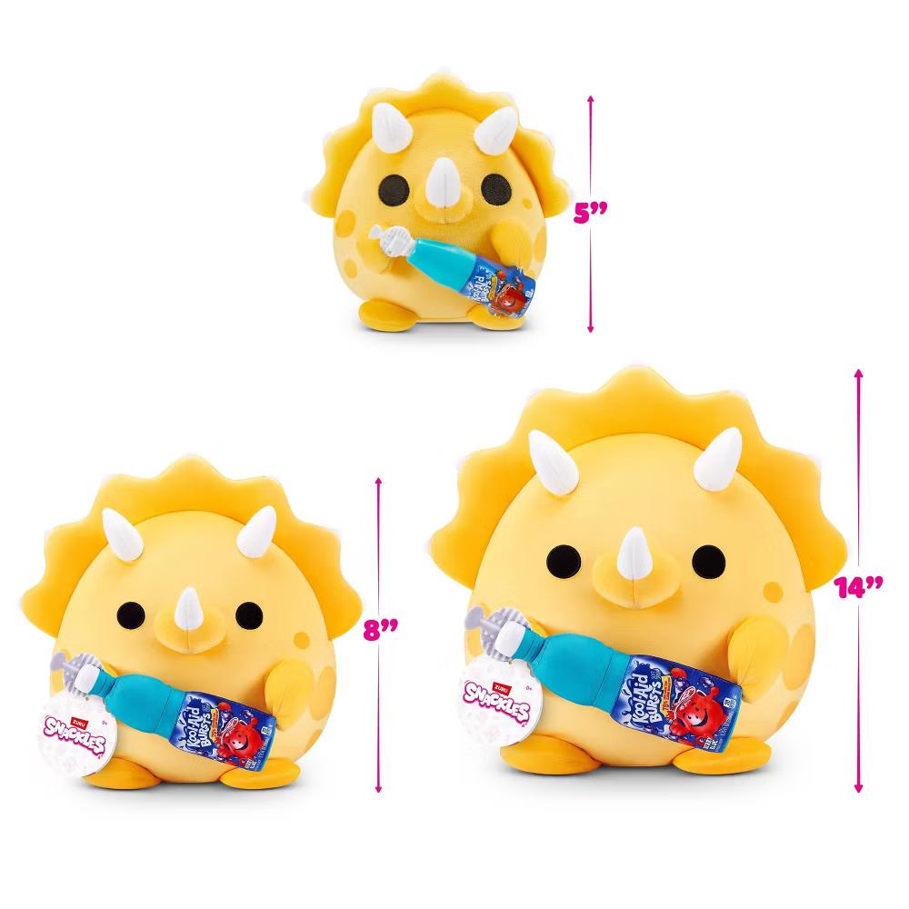 Snackles 5" Surprise Capsule Series 3 Stuffed Animal: Zoo & Farm Characters, Polyester