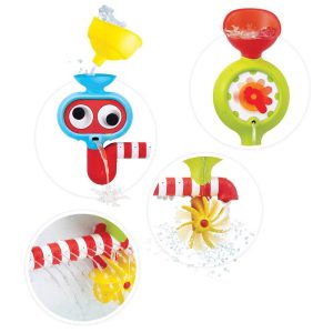 Spin 'N' Sprinkle Water Lab Bath Toy: Educational Focus on Creative Thinking, 4-Piece Set