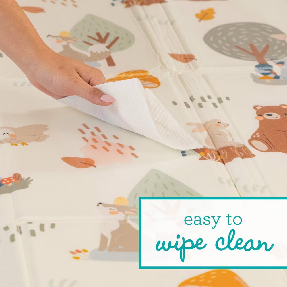 Infantino Foldable Soft Foam Playmat - Woodland - Image 2