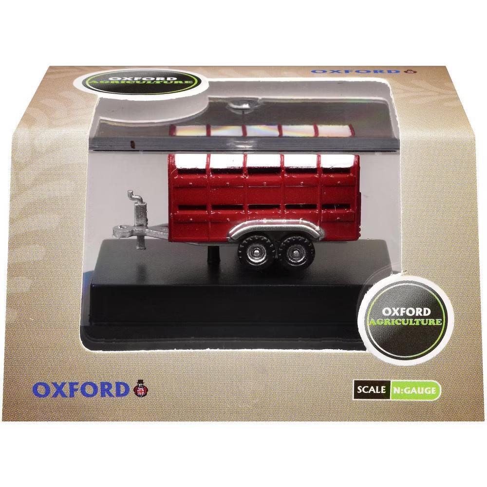 Livestock Trailer Red 1/148 (N) Scale Diecast Model car - Image 3