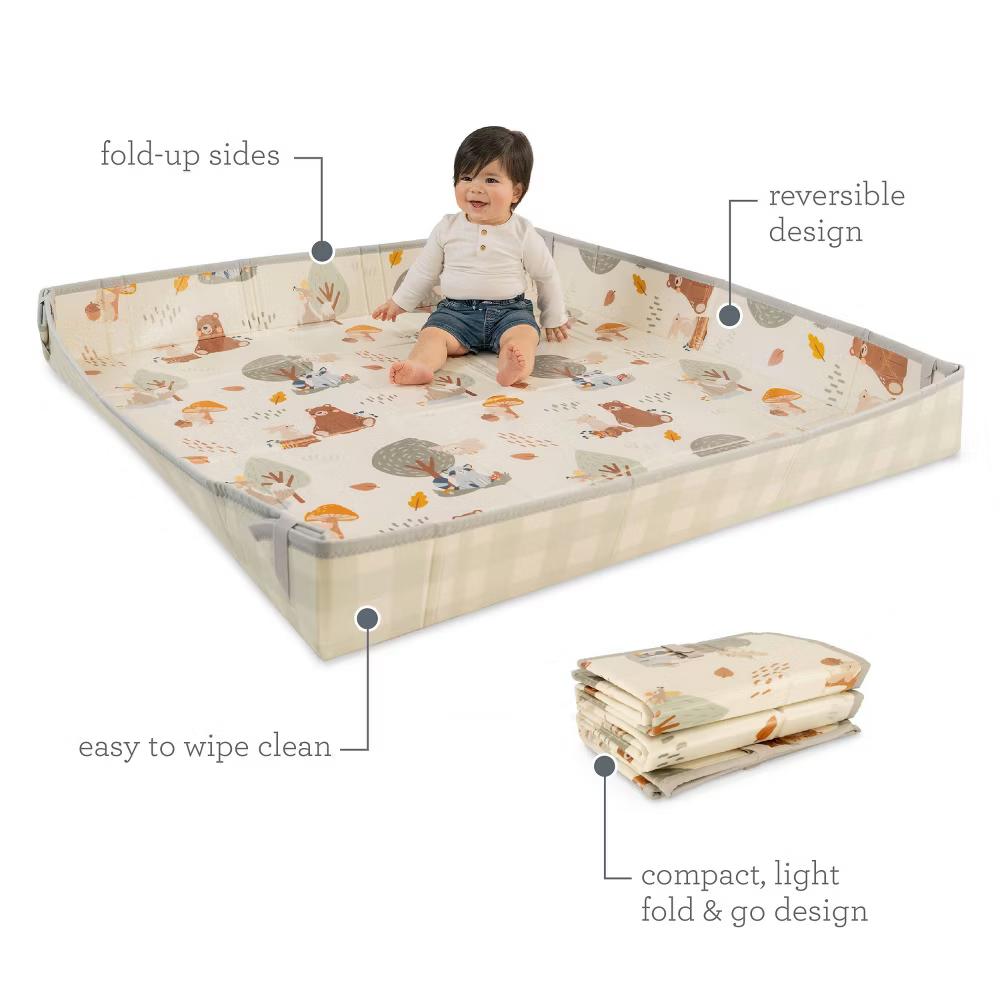 Infantino Foldable Soft Foam Playmat - Woodland - Image 8