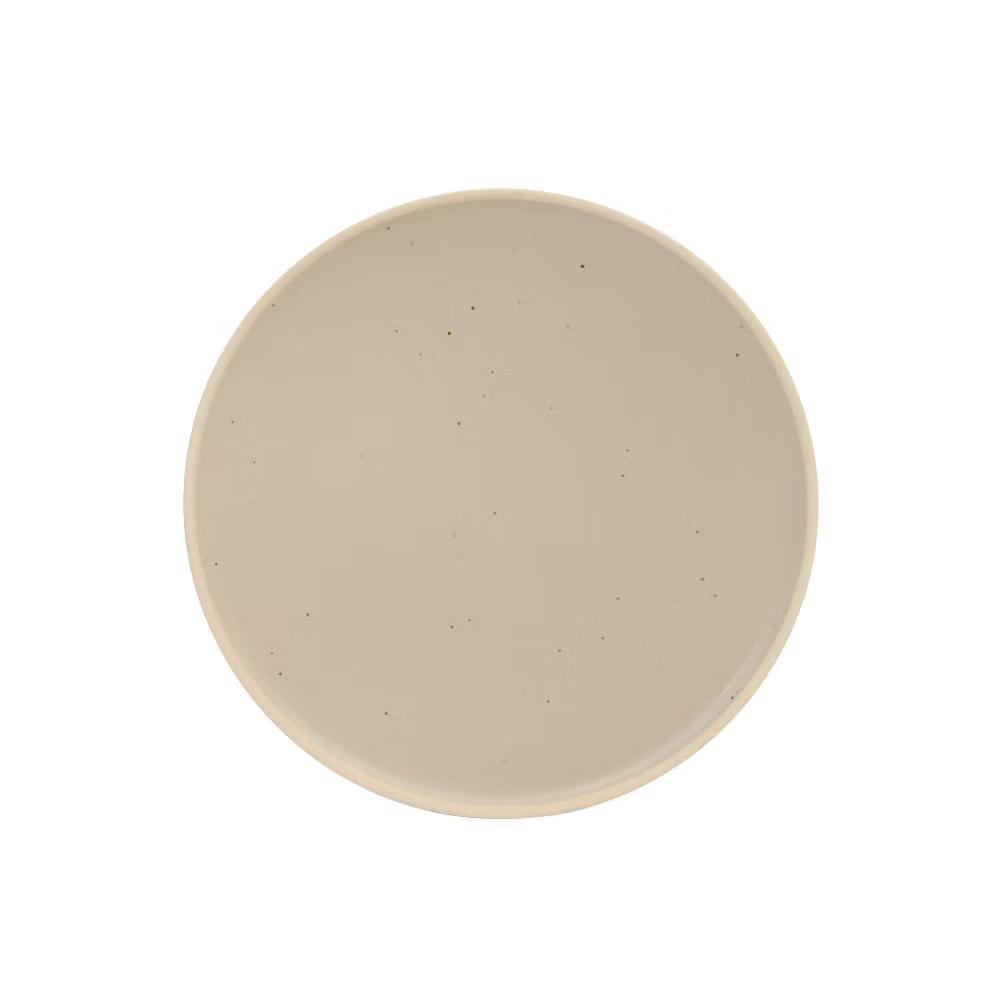 Abbey Circle 12 PiecePlates and Bowls (Service for 4) Reactive Matte Glaze Dishes Stoneware Ceramic Dinnerware Set - Image 8