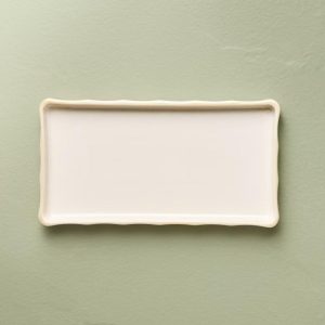 3pc Ceramic Desk Organizer Set Cream - with Magnolia