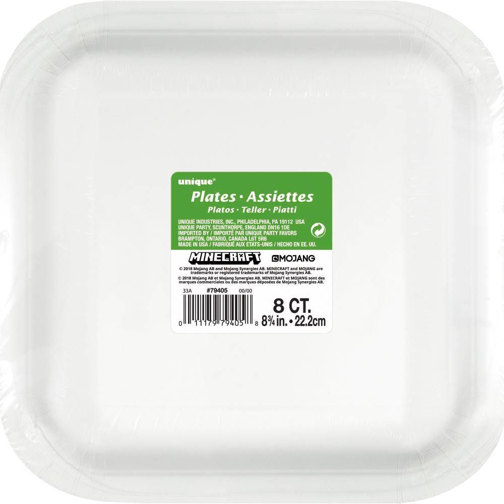 9" 8ct Party Dinner Paper Plates - Image 4