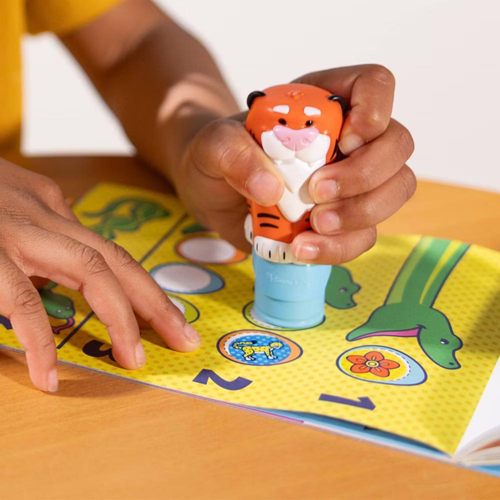 Sticker WOW! Dinosaur and Tiger Bundle: 2 24-Page Activity Pads, 2 Sticker Stampers, 600 Stickers, Arts and Crafts - Image 6