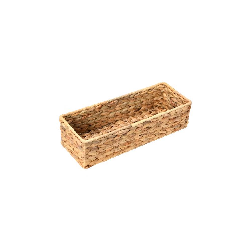 Handwoven Seagrass Rectangular Storage Basket - Image 25