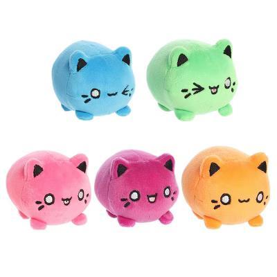 Mini Meowchi Surprise Plush Tasty Peach Enchanting Stuffed Animal Multicolor 3.5"