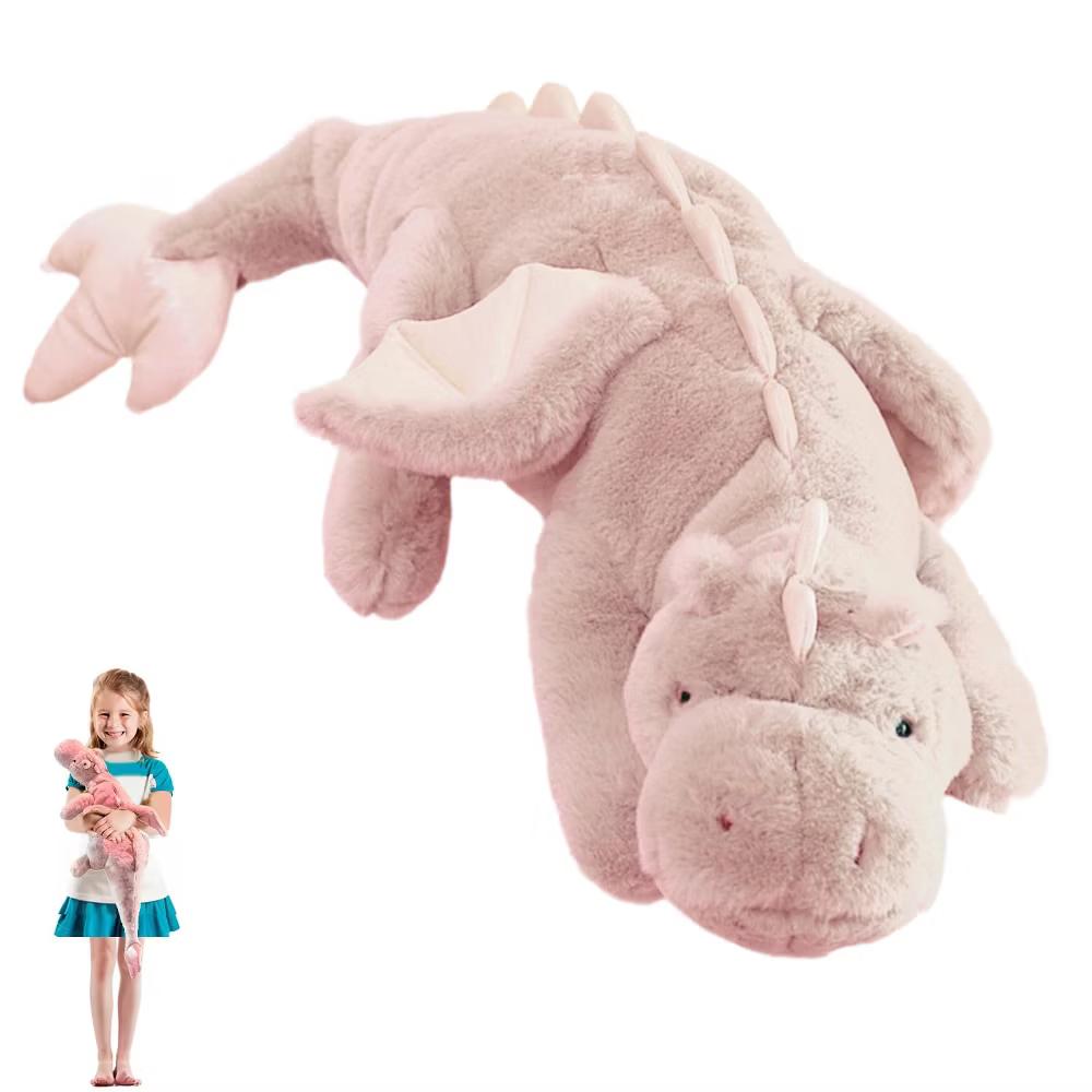 TITQWOP Dinosaur Plush Toy Pillow, Cute Stuffed Animal Toys, Soft Long Dinosaur Body Pillow Gift for Kids Boys Girls 28inch - Image 22