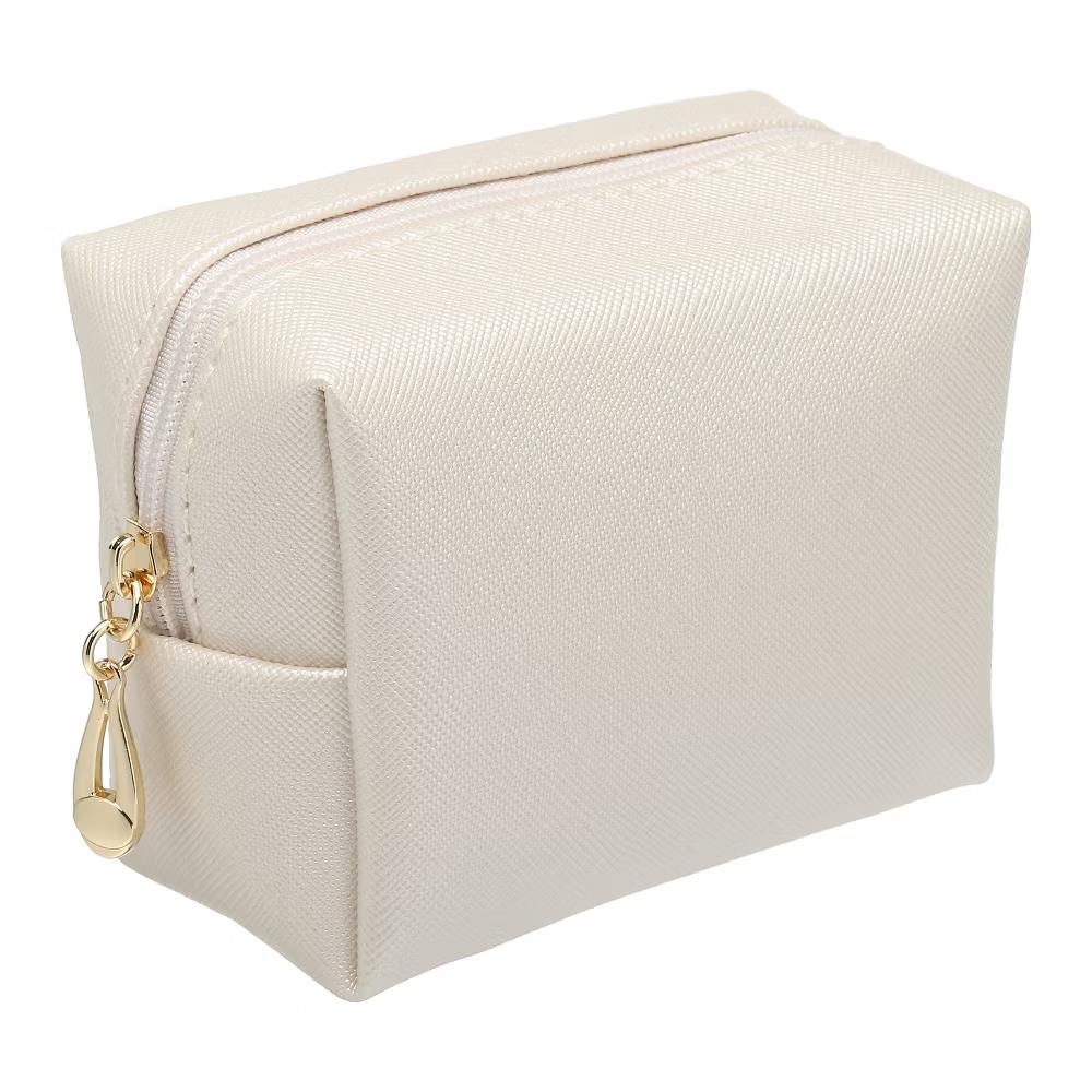 PU Waterproof Cute Preppy Travel Toiletry Mini Makeup Bag 4" x 3" - Image 33
