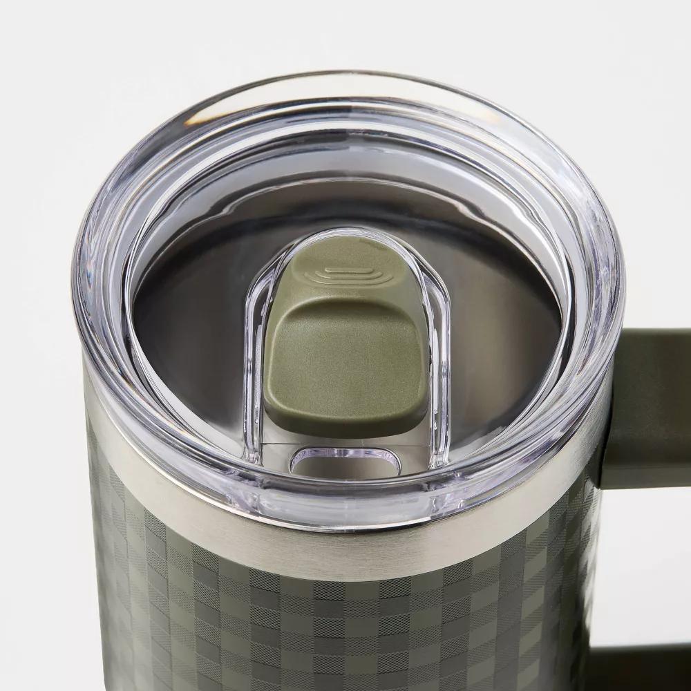 20 fl oz Stainless Steel Insulated Tumbler Gingham - with Magnolia