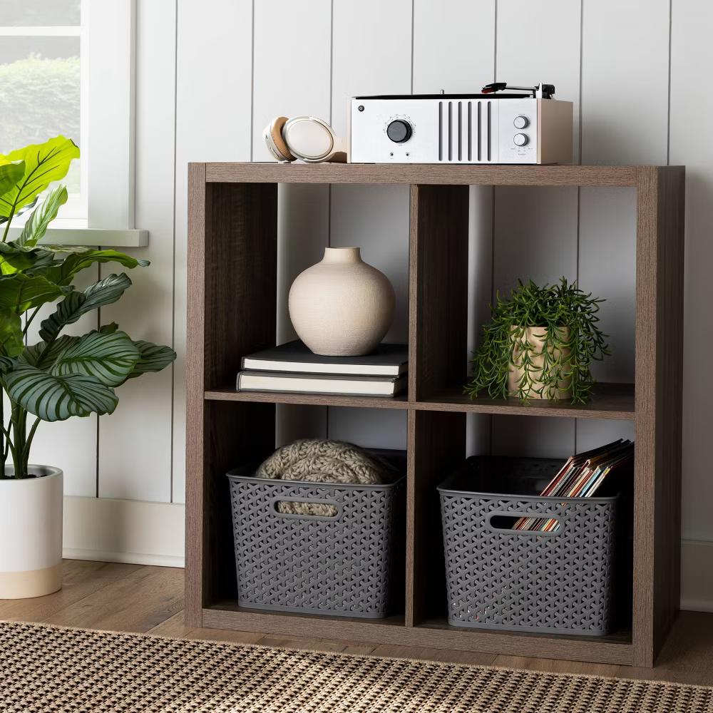 Y-Weave Large Decorative Storage Basket - Image 8