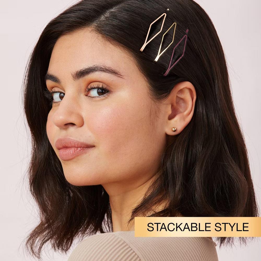No-Slip Grip Diamond Shaped Bobby Pins - Image 6