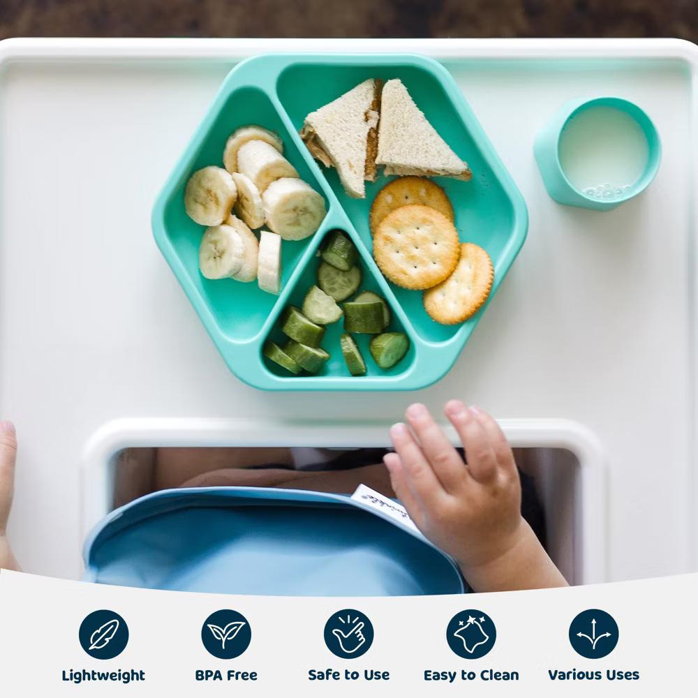 Silicone Suction Divided Plate Baby/Toddler Dish for Independent Eating - Image 45