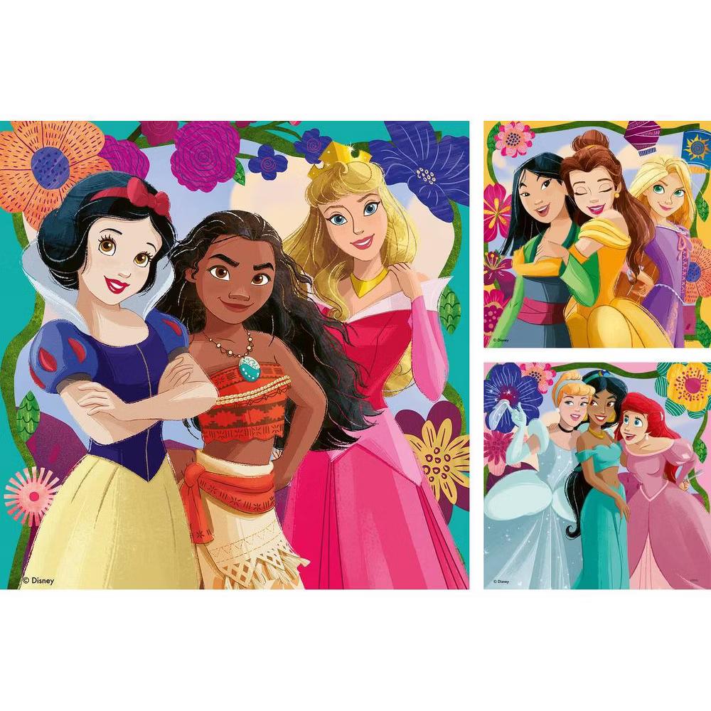 Princess Girl Power! Jigsaw Puzzle Set - 3x49pc: Kids Theme, Creative Thinking, Paperboard Material - Image 3