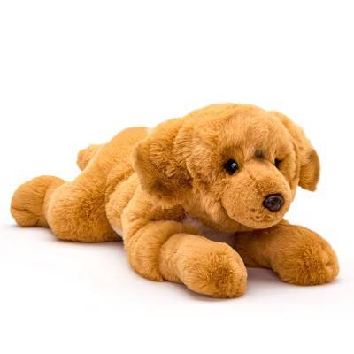 22" Toy Plush Lying Golden Retriever Stuffed Animal - Image 7