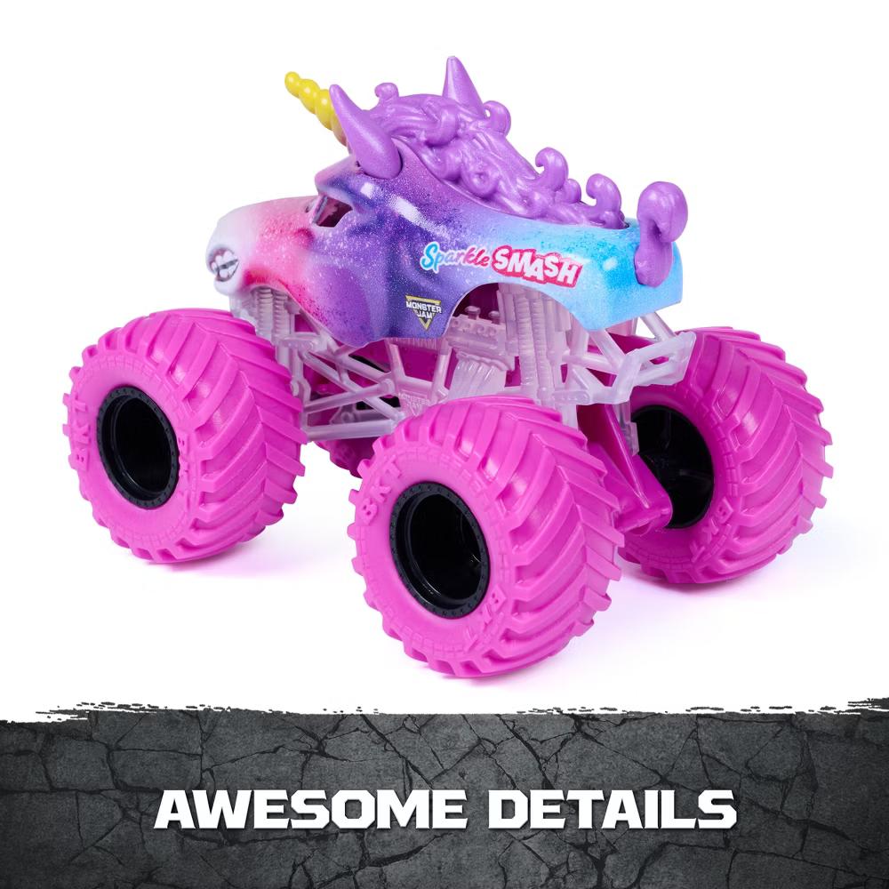 Monster Jam 1:64 Scale Die-Cast Vehicle Collection 9-Pack - Image 4