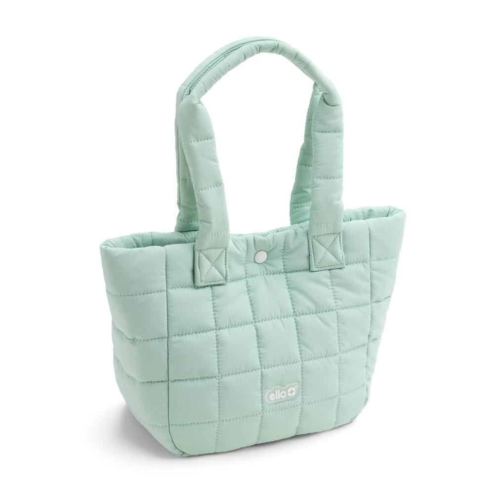 Puffer Lunch Tote Green - Image 4