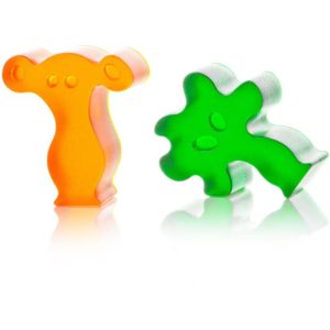 Vacu Vin Party People Silicone Ice Cube Tray Blue