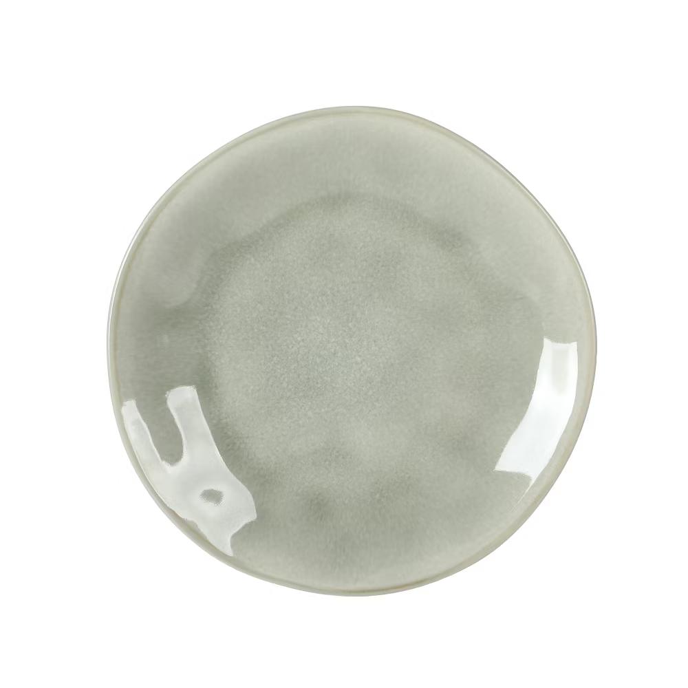 Port Barton Plates and Bowls Sets, 12-Piece Stoneware Dinnerware Sets, Reactive Glaze Dish Set, Service for 4 - Image 2