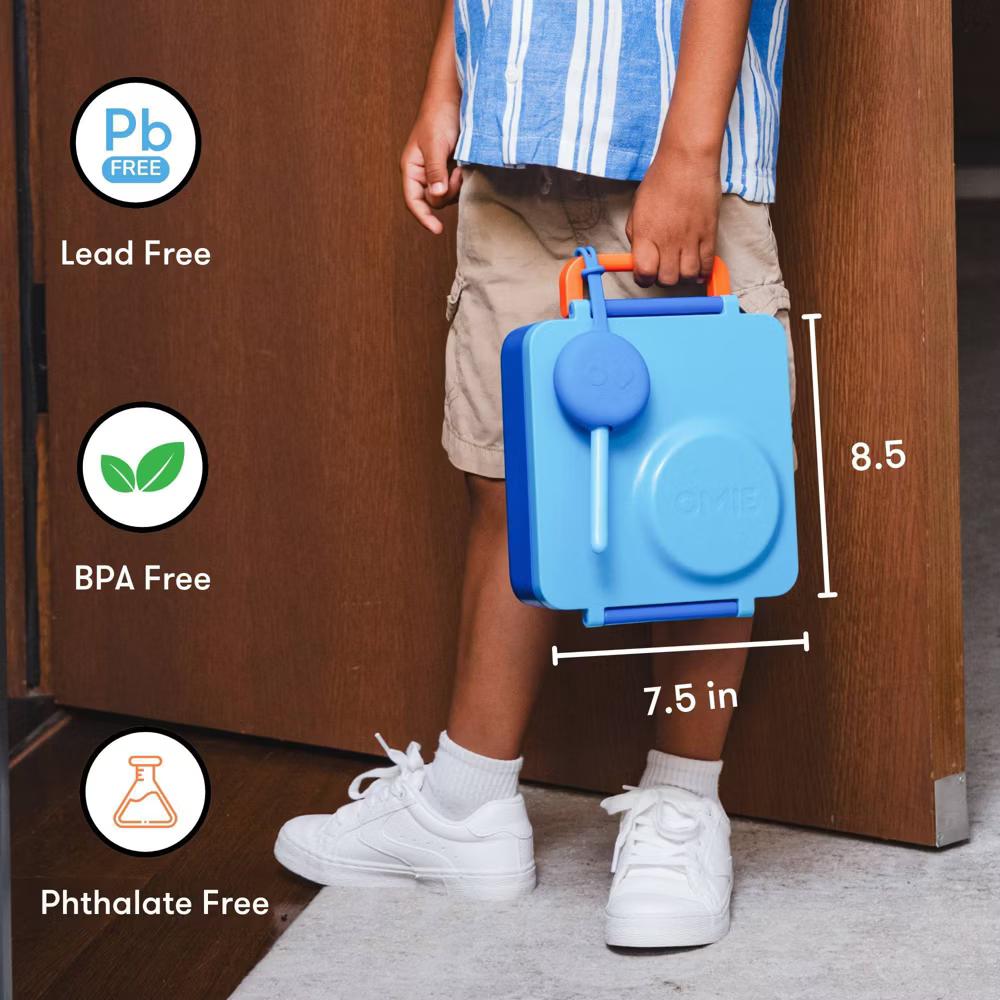 OMIEBox Insulated Bento Lunch Box with Leakproof Thermos Food Jar 3 Compartments - Image 23