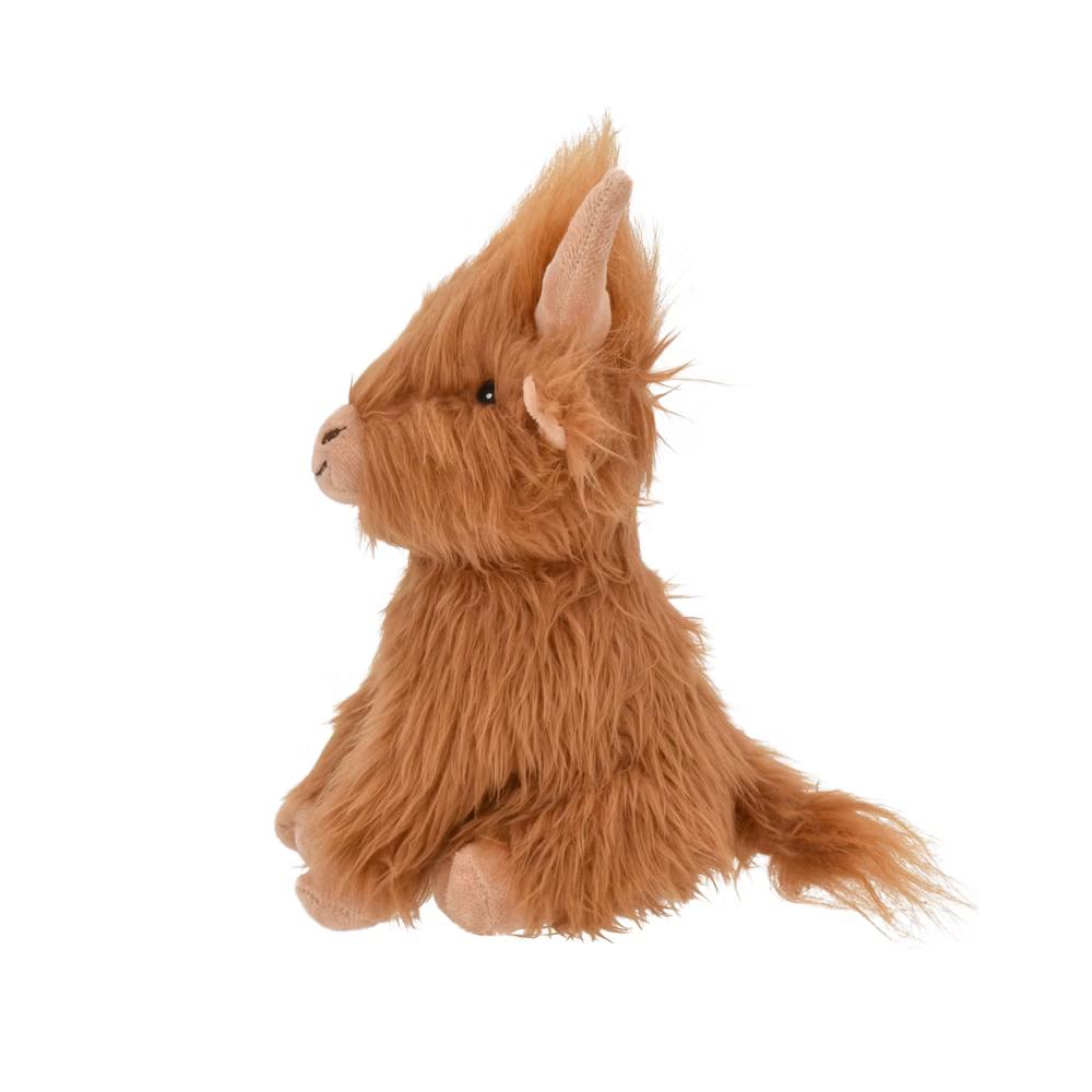 8" Highland Cow Interactive Plush Dog Toy: All Ages, Occupy, Cuddle - Image 5