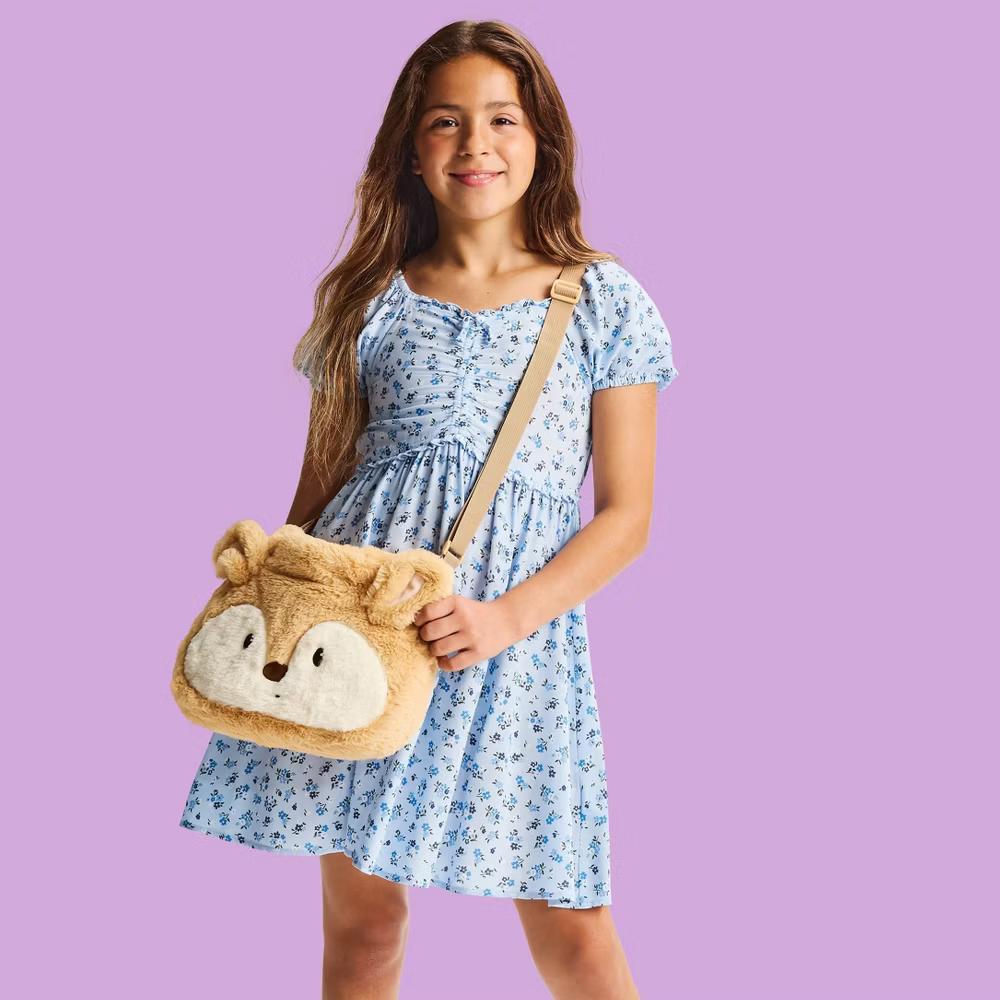 16" Deer Stuffed Animal Handbag - Image 3