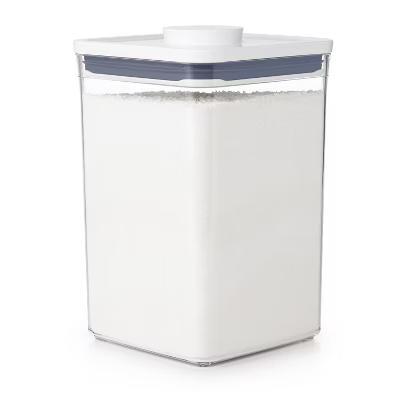 POP 4.4qt Plastic Big Square Airtight Food Storage Container Clear: Dishwasher-Safe, Silicone Lid - Image 5