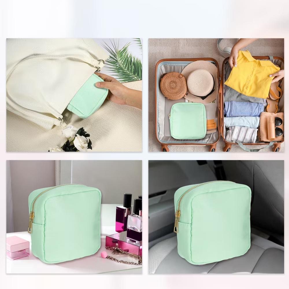 Waterproof Nylon Mini Makeup Bag 1 Pc - Image 12