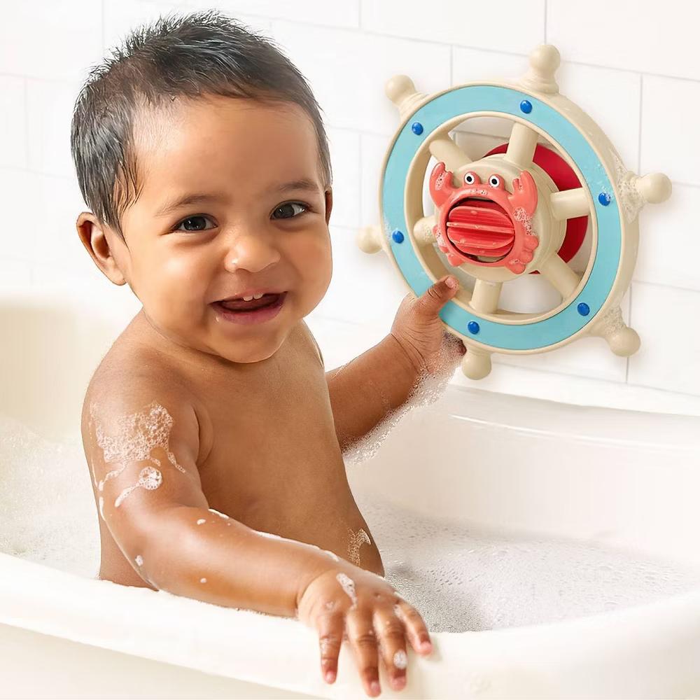 Itzy Captain Steering Wheel Activity Bath Toy - Image 6