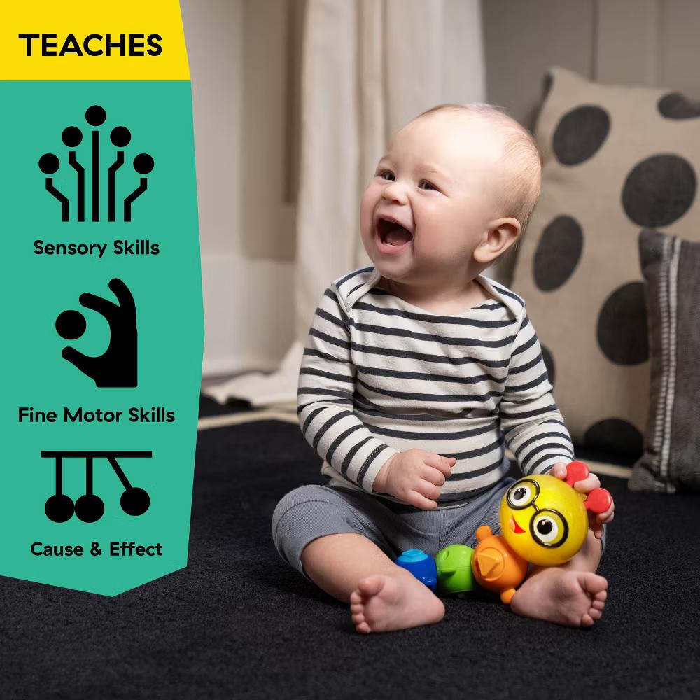 Baby Einstein Twist-a-Pal Cal Sensory Toy - 6-36m - Image 4