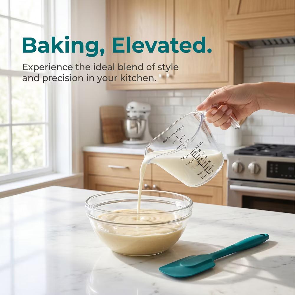 Measuring Cup, PS Material Measuring Cup for Everyday Kitchen Tasks Like Baking or Soup Making - Image 11