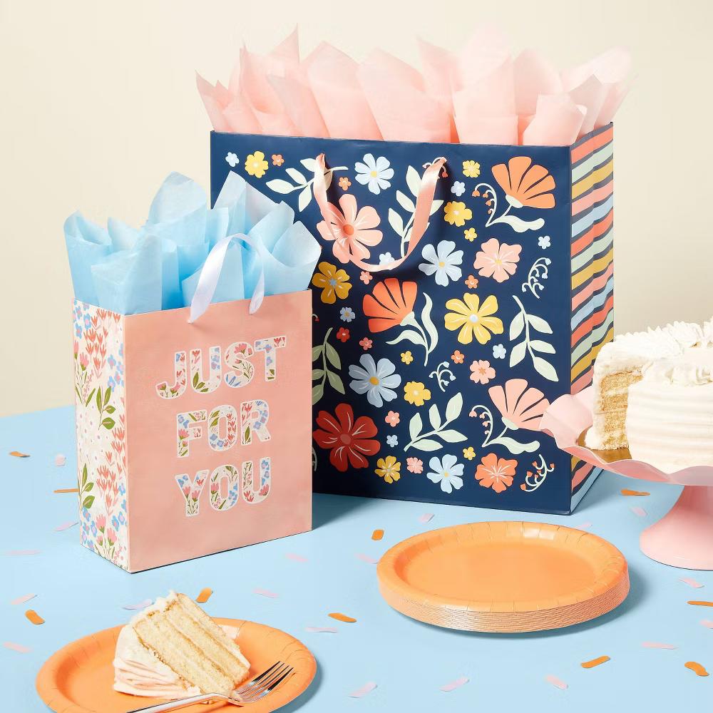 20ct Orange Dinner Paper Plates - Image 3