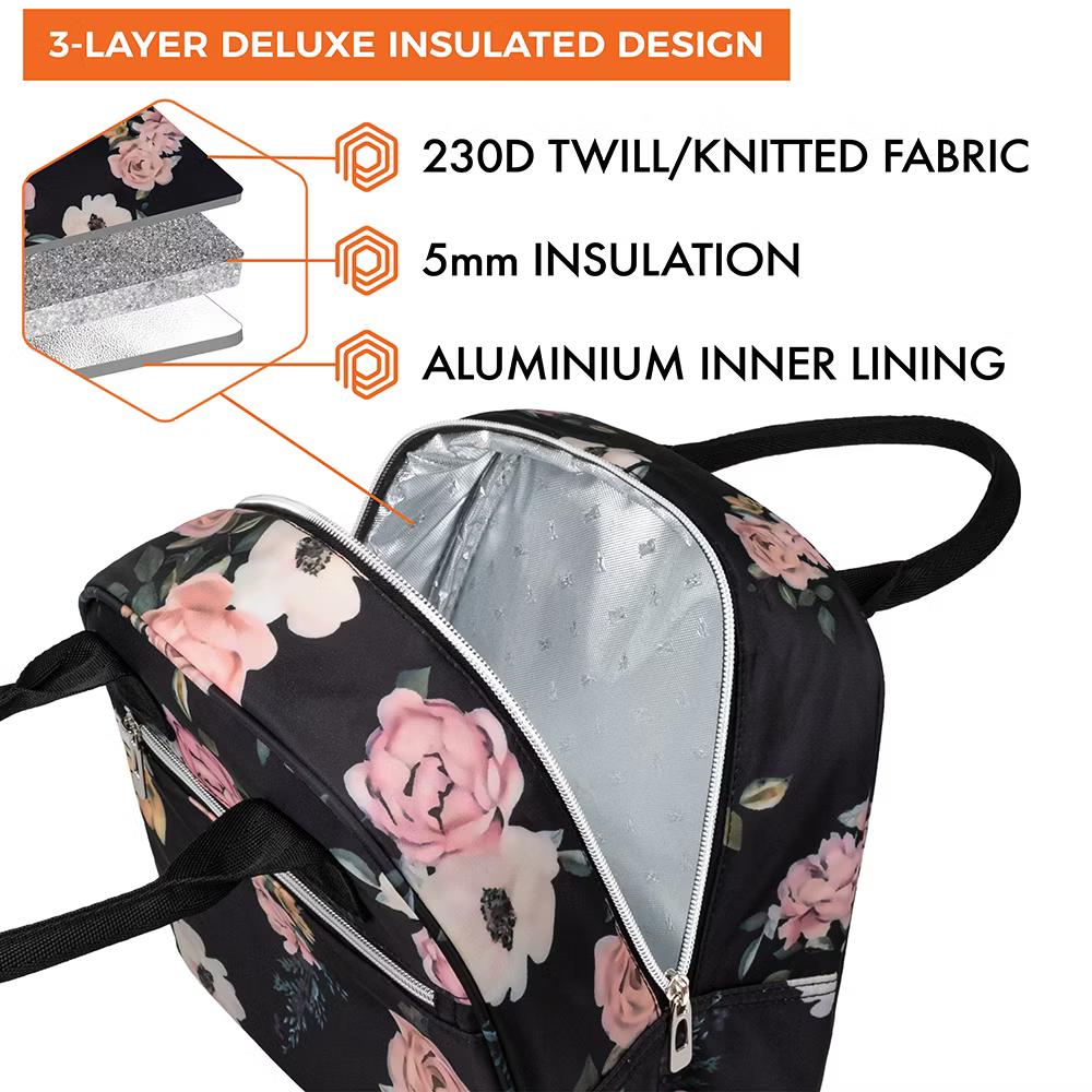 Insulated Lunch Box Women, Cooler Bag Tote Girls Kids Teen Adult, Soft Reusable Thermal Meal Prep Purse - Image 60