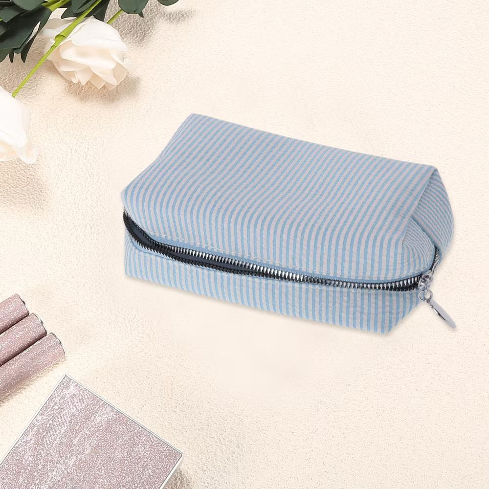 Striped Pattern Makeup Bag for Travel 1 Pc - Image 12