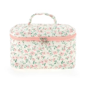 Large Floral Print Makeup Bag 1 Pc