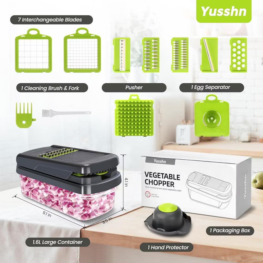 Maison All In One Professional Vegetable Chopper,15-in-1 Multifunctional Food Chopper - Image 7