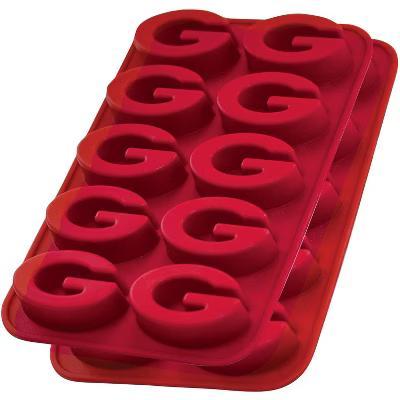 FanPans Silicone Ice Tray, NCAA Georgia Bulldogs Team Logo Silicone Ice Mold, 2-Pack - Image 2