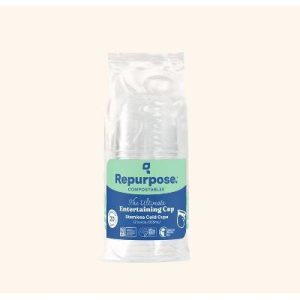 Repurpose Compostable Stemless Disposable Cups - 12oz/20ct