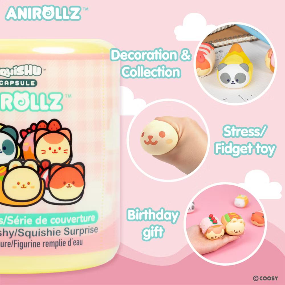 Capsule Anirollz SquiSHU Surprise Blind Toy Squishy Collectible Figurine Capsule Series 2 - Blanket - Image 3