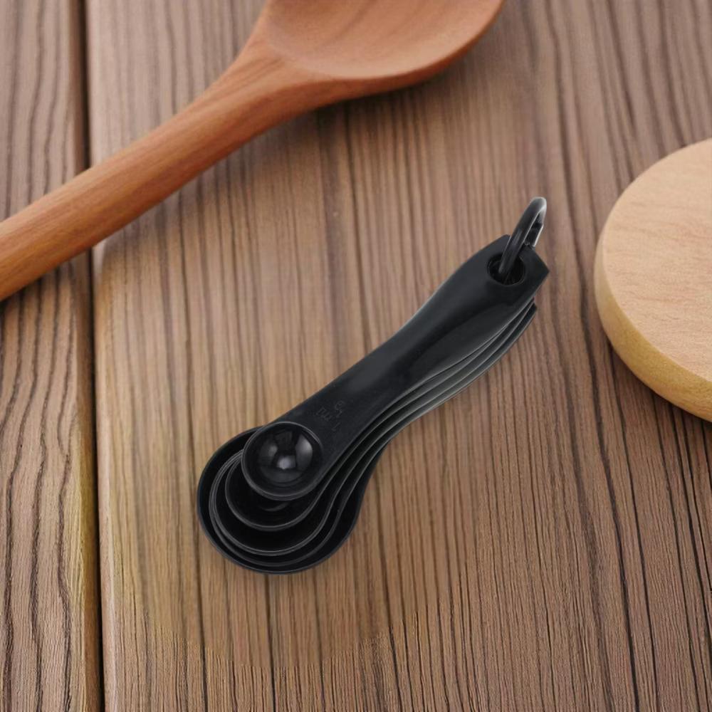Measuring Cups Round Handle Measuring Spoon Set 5-Piece Dishwasher Safe PP 1 Set - Image 7