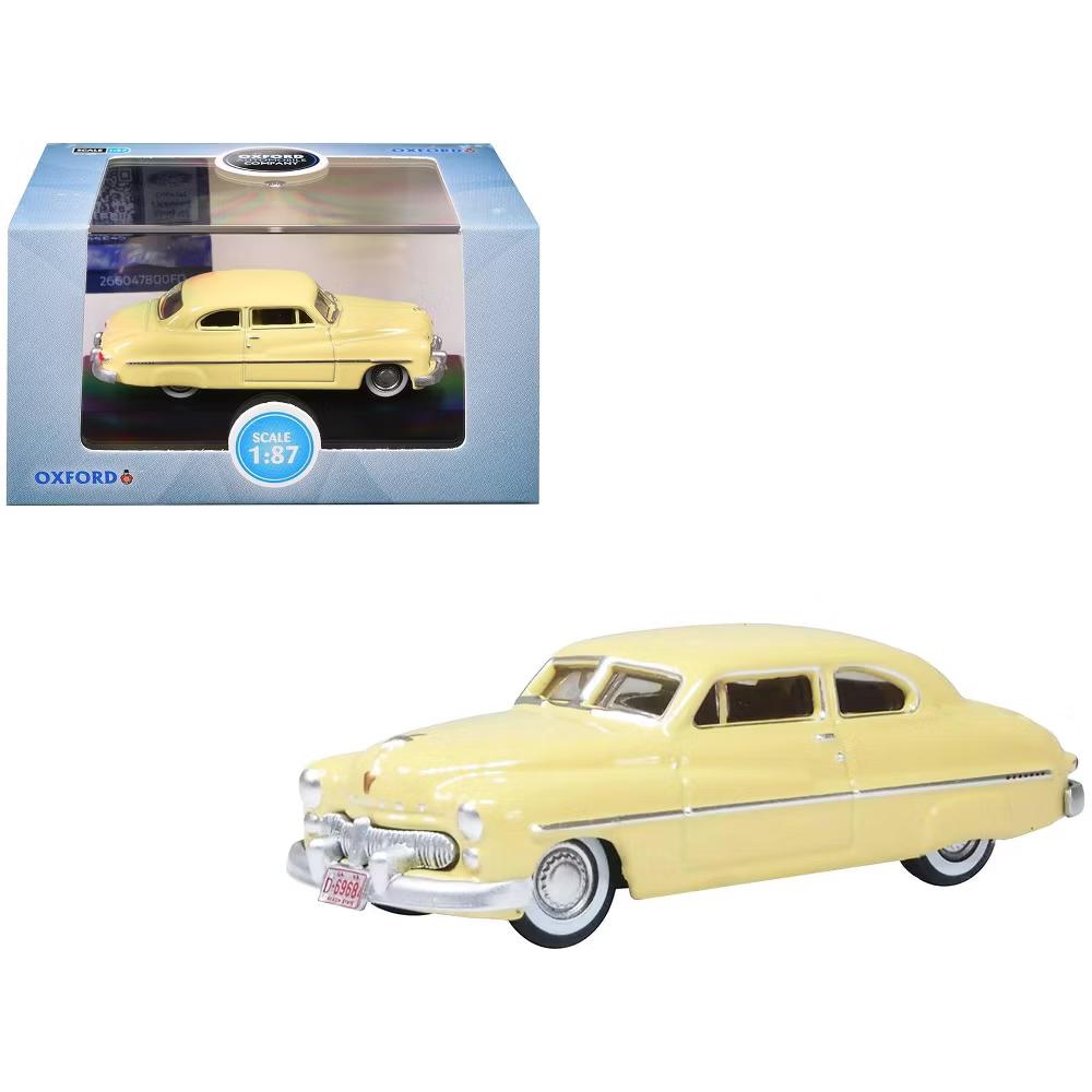 1949 Mercury 8 Coupe Calabash Yellow 1/87 (HO) Diecast Model Car - Image 7